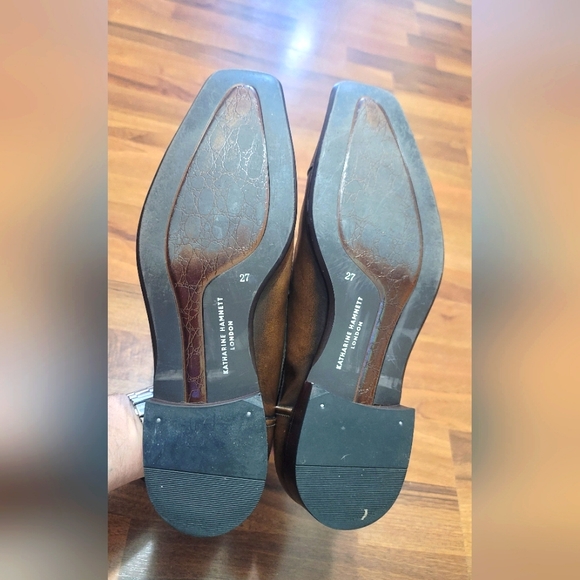 Katharine Hamnett London Dress Shoes Size 27 Made In JAPAN Leather - Picture 7 of 10